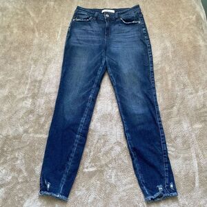 KanCan Women’s Dark Blue Skinny Jeans